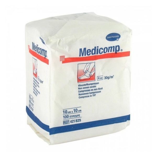 Medicomp Compressa - 10x10cm  (x100 unidades)