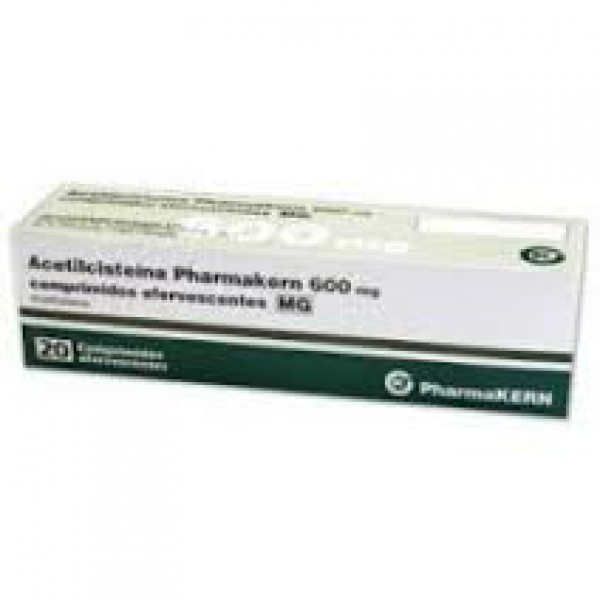 Acetilcisteína Pharmakern MG, 600 mg (x20 comprimidos)