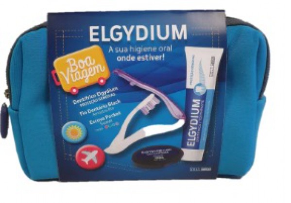 Elgydium Kit Viagem: Pasta Dentífrica 38 + Escova Dentes Média