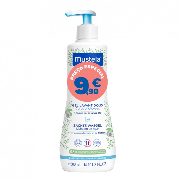 Mustela Bebé Dermo Lavante - 500ml (Promoção)