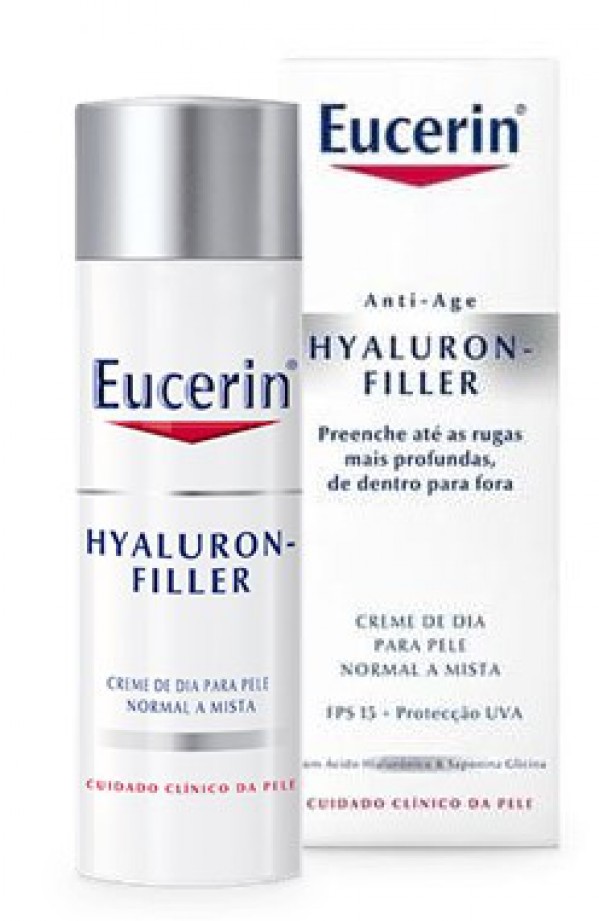 Eucerin Anti-age Hyaluron-Filler Dia Pele Normal/Mista - 50ml