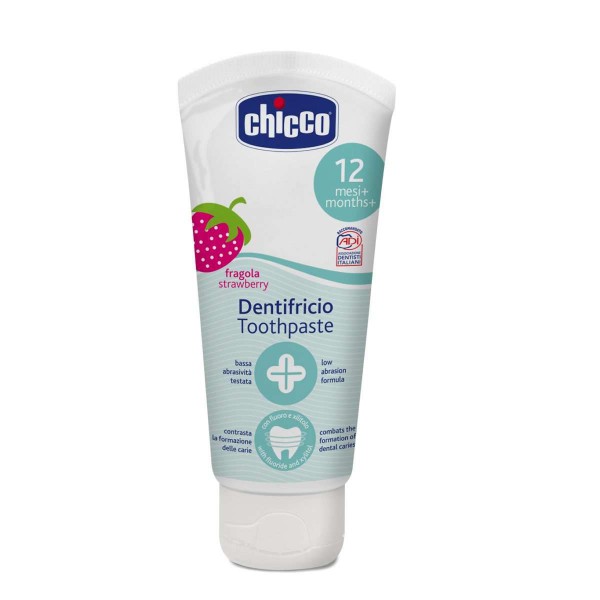 Chicco Pasta Dentes_ Morango_ 12m+