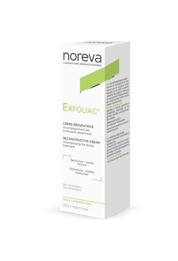 Noreva_Exfoliac Creme Reparador - 40ml