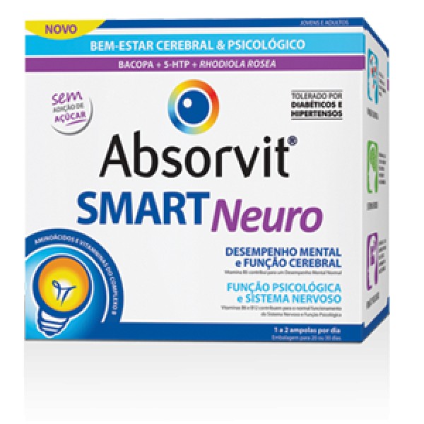 Absorvit Smart Neuro Ampolas - 10ml (x30 unidades)
