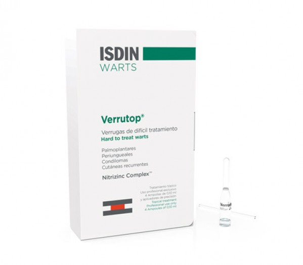 Isdin Warts Verrutop Ampolas (x4 unidades) + Aplicador