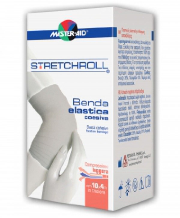 M-Aid Stretchroll Ligadura Elástica Aderente - 4m x 6cm