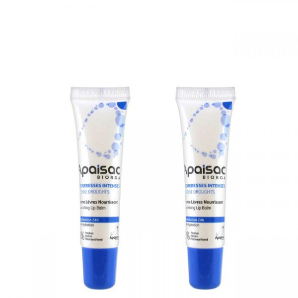 Apaisac Biorga Bálsamo Labial Nutritivo -15ml (Duo)