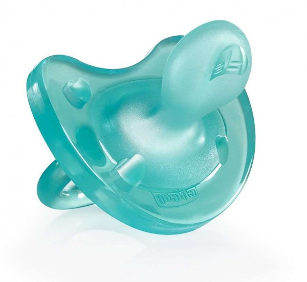 Chicco Chupeta Physio Soft Silicone_Blue_12m+