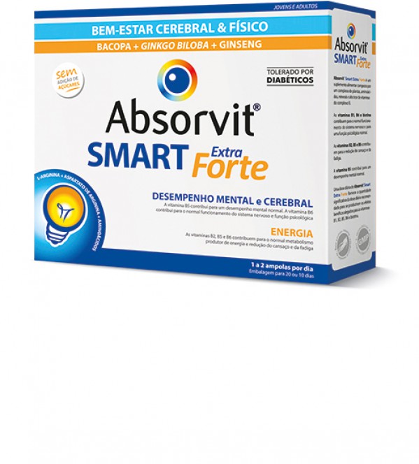Absorvit Smart Ampolas Extra Forte - 10ml (x30 unidades)
