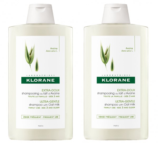 Klorane Capilar Champô Leite Aveia - 400ml (Duo) Klorane Capilar Champô Leite Aveia - 400ml (Duo)