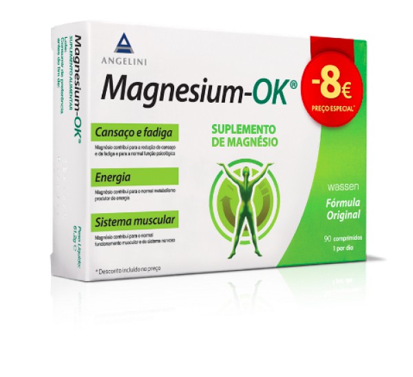 Magnesium Ok  Comprimidos (x90 unidades) Promoção