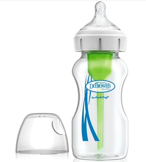 Dr Browns Options Biberão Largo Vidro Tetina Silicone - 270ml