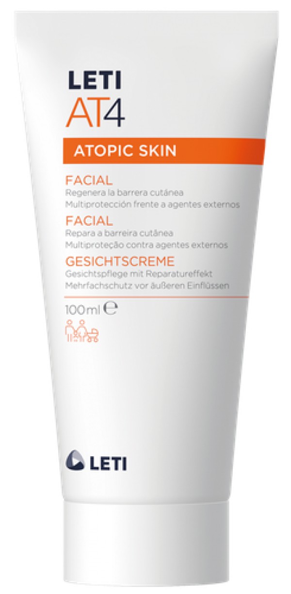 LetiAt4 Creme Facial Emoliente - 100ml