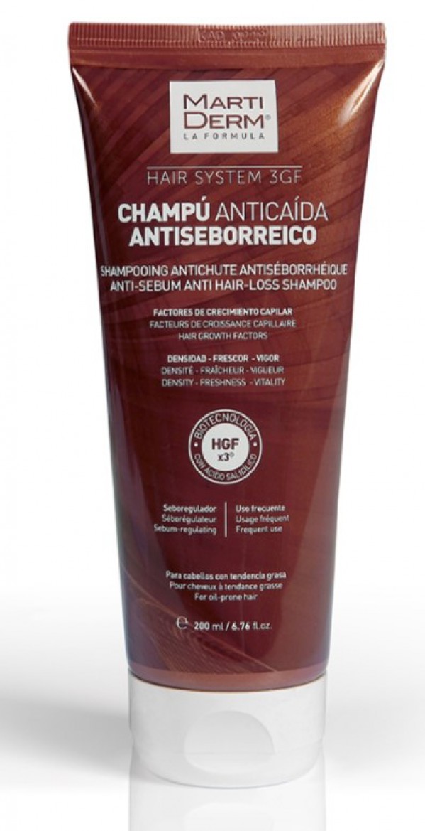 Martiderm Hair System Champô Queda Seborreia - 200ml