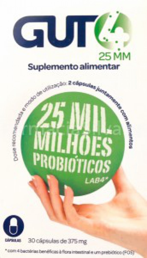 Gut 4 25MM Adultos Cápsulas (x30 unidades)