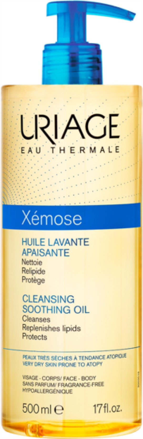 Uriage Xemose Óleo Lavante Apaziguador - 500ml