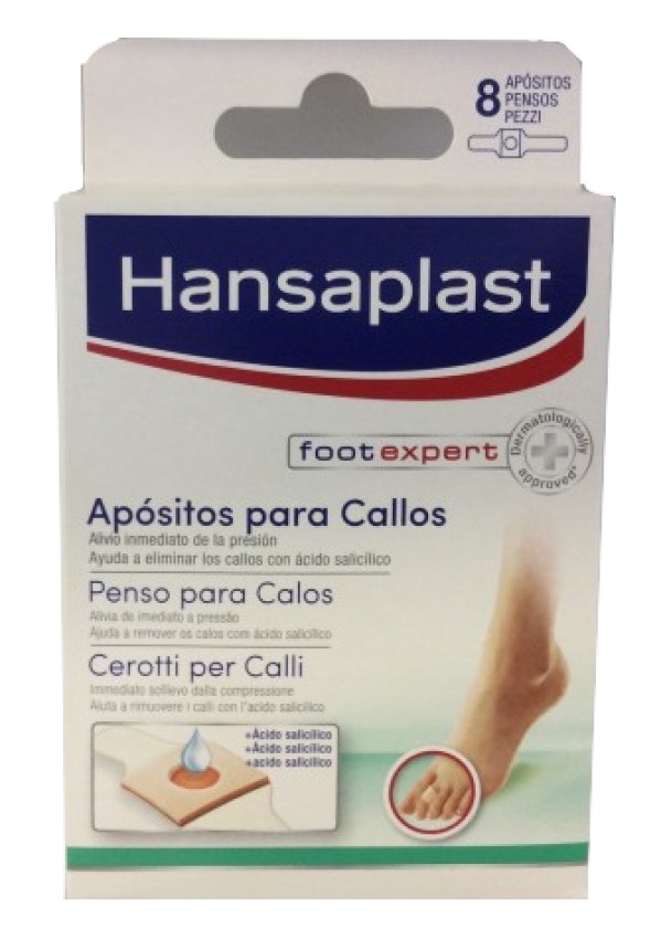 Hansaplast Foot Expert Penso para Calos com ácido salicílico (x8 unidades)