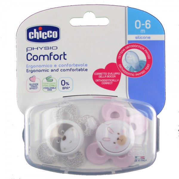 Chicco Chupeta Physio Comfort Girl_0-6meses