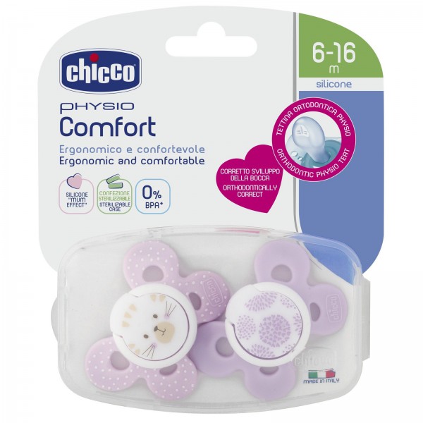 Chicco Chupeta Physio Comfort Girl_6-16meses