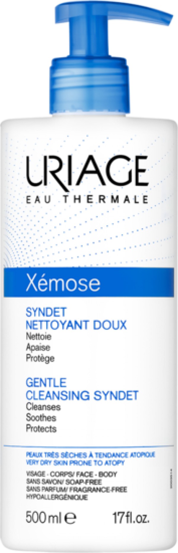 Uriage Xemose Syndet Gel Creme Limpeza  - 500ml