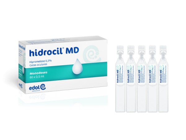 Hidrocil MD Solução Gotas Oftálmicas - 0,5ml (x60 unidades)