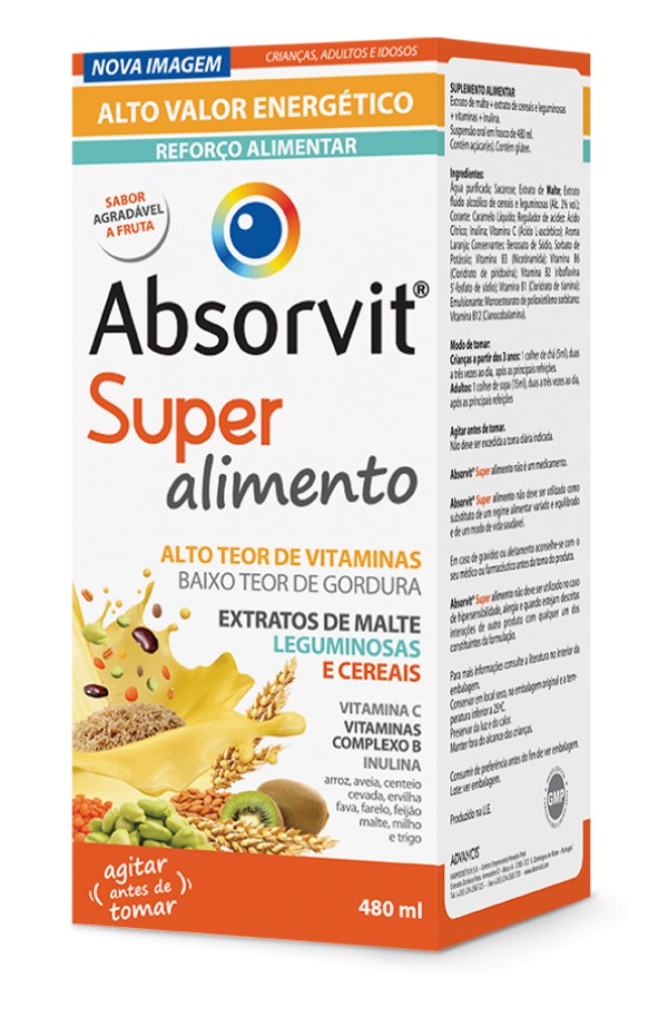 Absorvit Xarope Super Alimento - 480ml