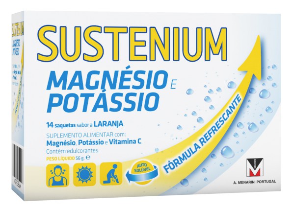 Sustenium Magnésio Potássio Saquetas Pó (x14 unidades)