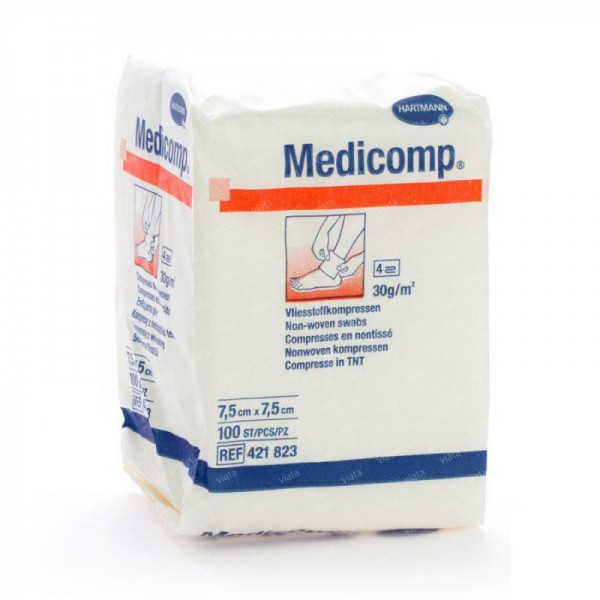 Medicomp Compressa - 7,5x7,5cm (x100 unidades)