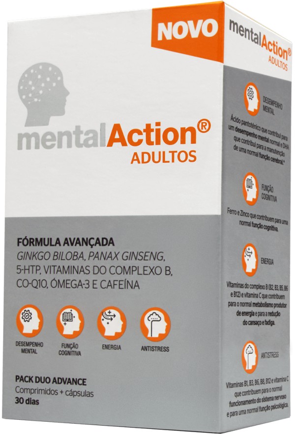 Mentalaction Adulto Comprimidos (x30 unidades) + Cápsulas (x30 unidades)