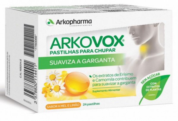 Arkovox Mel Limao Pastilhas  (x24 unidades)