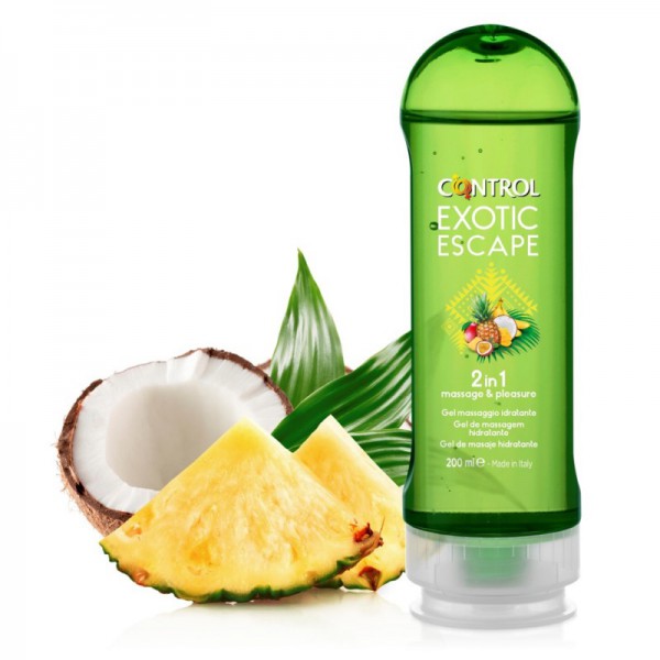 Control 2in1 Gel Massagem Exótico - 200ml