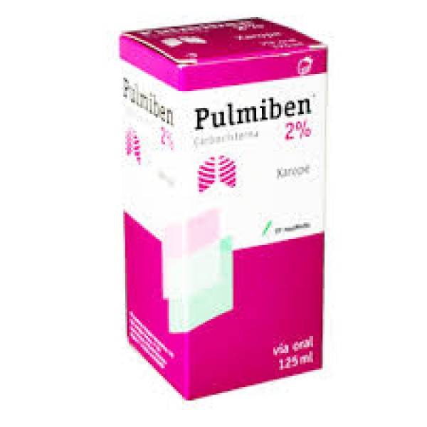 Pulmiben 2%, 20 mg/ml  xarope frasco - 125ml