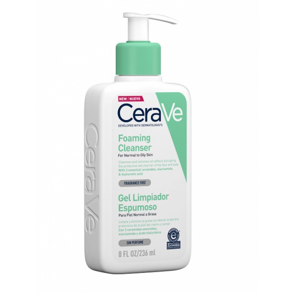 Cerave Cleanser Espuma Limpeza Facial - 236ml
