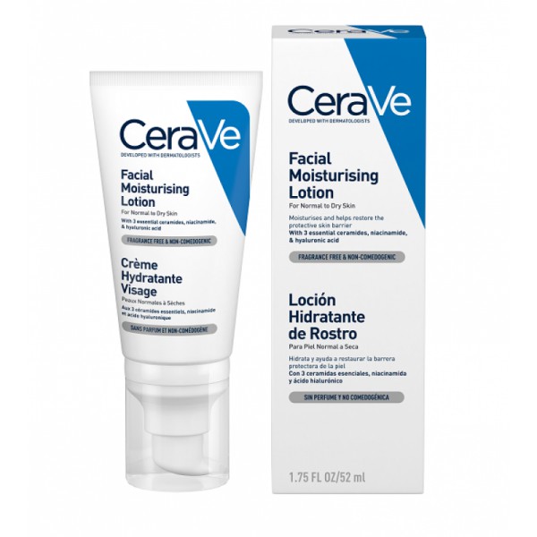 Cerave Core Moisturising Loção Facial - 52g