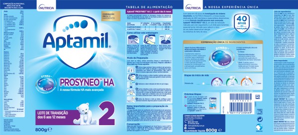 Aptamil Prosyneo HA 2 Leite Transição - 800g