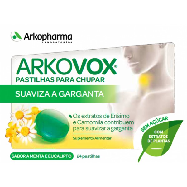 Arkovox Menta Eucalipto Pastilha (x24 unidades)