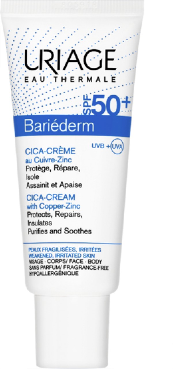 Uriage Bariederm Cica Creme SPF50+ - 40ml