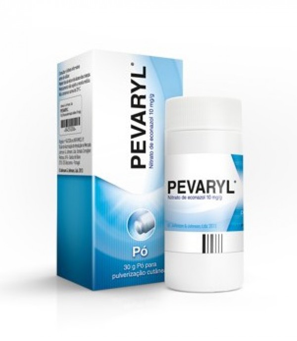 Pevaryl, 10 mg/ g  pó pulverização cutânea - 30g