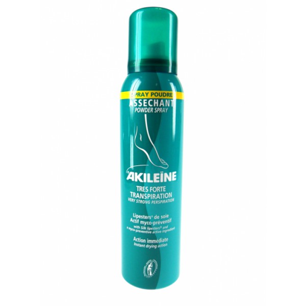 Akileine Transpiração Spray Pó Absorvente - 150ml