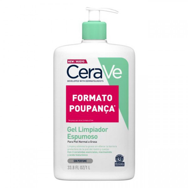Cerave Cleanser Espuma Limpeza Facial - 1000ml