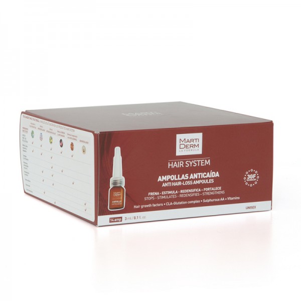 Martiderm Hair System Queda (x14 ampolas)