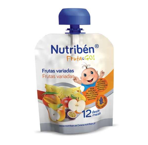 Nutriben Fruta Go Pure_ Frutas Variadas - 90g