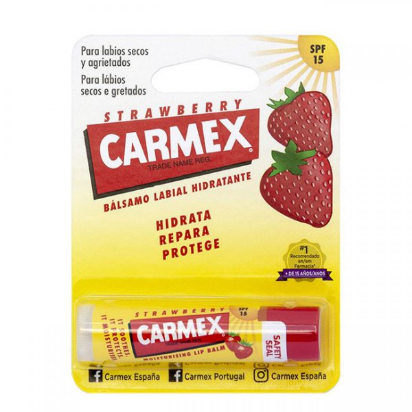 Carmex Stick  Hidratante Labial SPF15 Morango - 4,25g