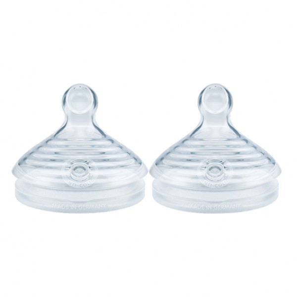 Nuk Nature Sense Tetina Silicone_ Tamanho 1_ 0-6Meses_Fluxo Médio (x2 unidades)
