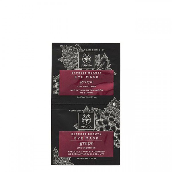 Apivita Express Beauty Máscara Rugas Olhos Uva - 2ml (x2 unidades)