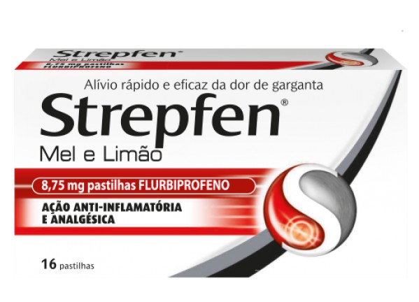 Strepfen Mel & Limão, 8,75 mg (x16 pastilhas)