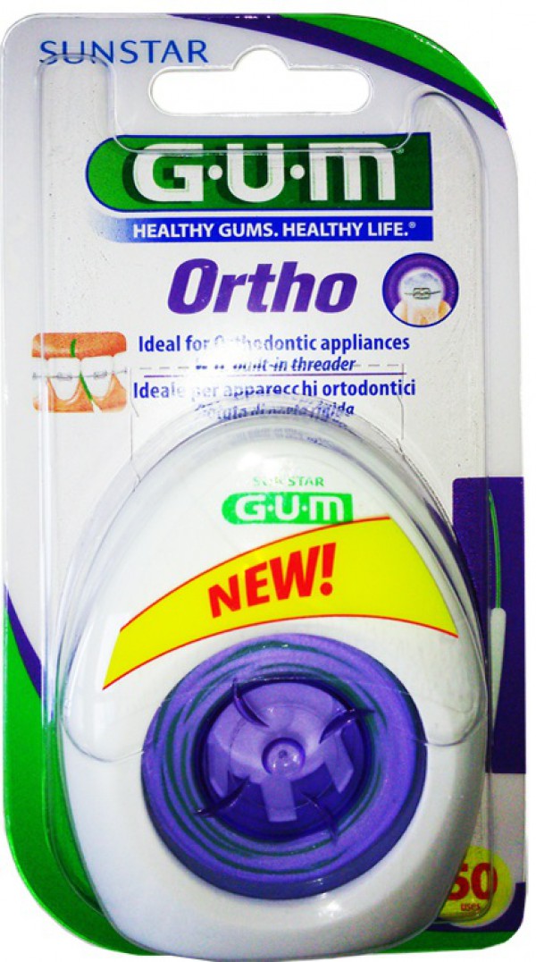 Gum Ortho Fio Dentário 3220 (50 Utilizações)