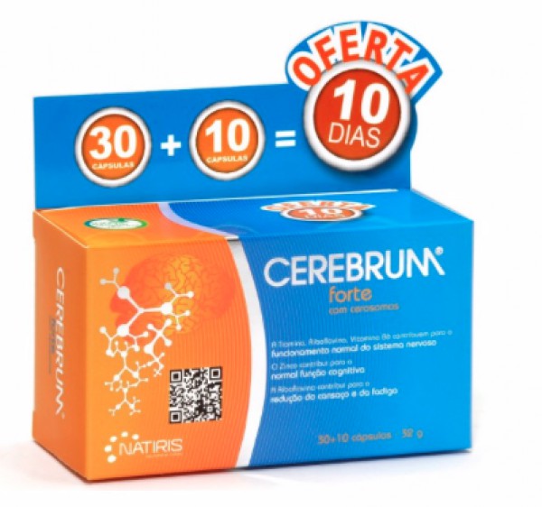 Cerebrum Forte cápsulas (x30 unidades) + Oferta de 10 cápsulas