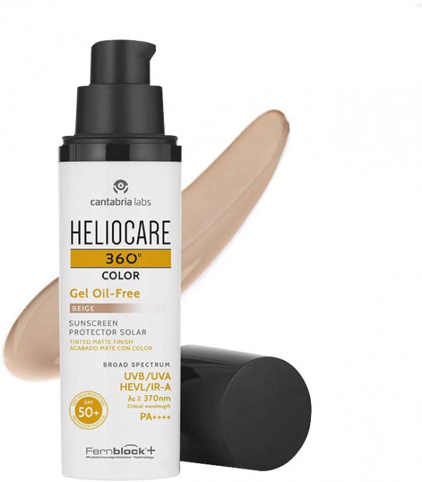 Heliocare 360º Oilfree  Gel  SPF50+_ Cor Bege - 50 ml