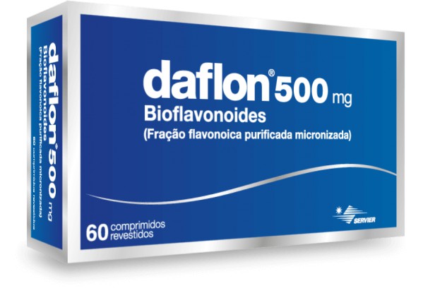 Daflon 500, 500mg x 60 comprimidos revestidos